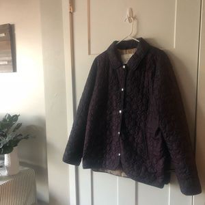 Coach Signature C Quilted Hacking Jacket